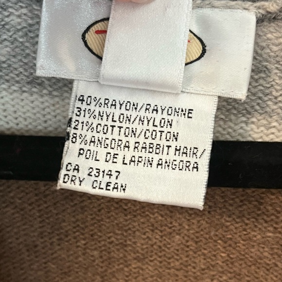 Striped Talbots Cardigan Size M - Picture 4 of 4